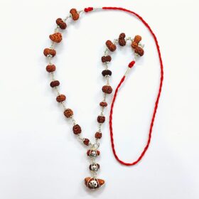 1 To 21 Mukhi Rudraksha Mala Small Beads in Red Thread for Man , Woman and Children With Lab Report