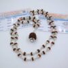 4 मुखी रुद्राक्ष ( माला के साथ ) - Silver Cap Rudraksha Mala With 4 Mukhi Rudraksha Pendant ( With Lab Report )