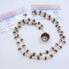 5 मुखी रुद्राक्ष ( माला के साथ ) - Silver Cap Rudraksha Mala With 5 Mukhi Rudraksha Pendant ( With Lab Report )