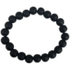 Black matte onyx bracelet- With Lab Report