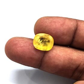 Export Quality Ceylon Yellow Sapphire (सीलोन पुखराज) 6.25 Ratti - with Lab Report