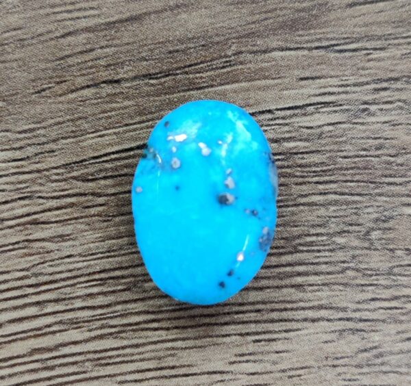 Irani Firoza Gemstone 10.25 Ratti ( Turquoise - ईरानी फ़िरोज़ा ) With Lab Report