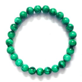 Malachite Bracelet- Adjustable - With Lab Report