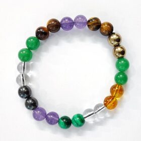 Money Magnet ( 7 Chakra Bracelet ) Combination Bracelet - Adjustable - With Lab Report