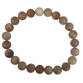 Peach moonstone bracelet - With Lab Report