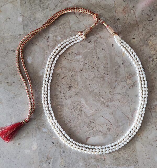 Pearl Mala ( मोती माला ) Double Line With Lab Report