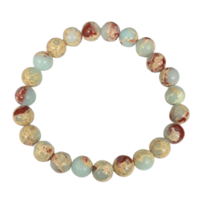 Peruvian Opal Stone Bracelet - Adjustable - With Lab Report