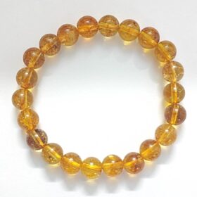 Yellow Citrine ( Sunela ) Bracelet - Adjustable - With Lab Report