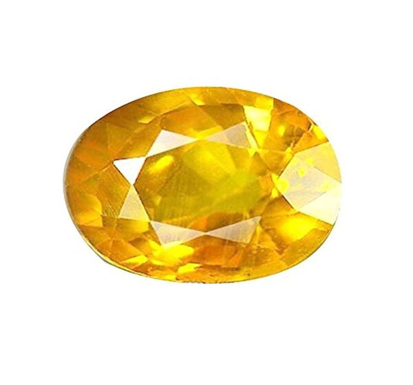 Yellow Sapphire ( Pukhraj Gemstone-पुखराज रत्न ) 10.25 Ratti - with Lab Report